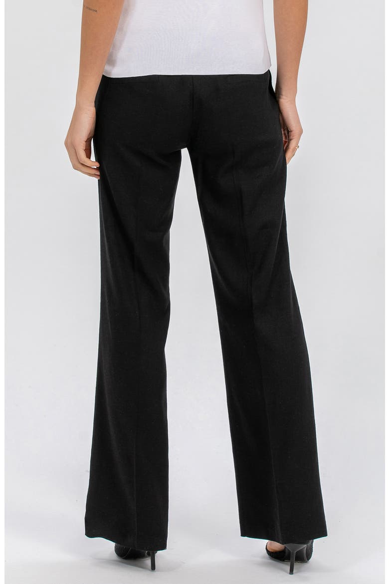 Flare Leg Maternity Pants, Alternate, color, BLACK