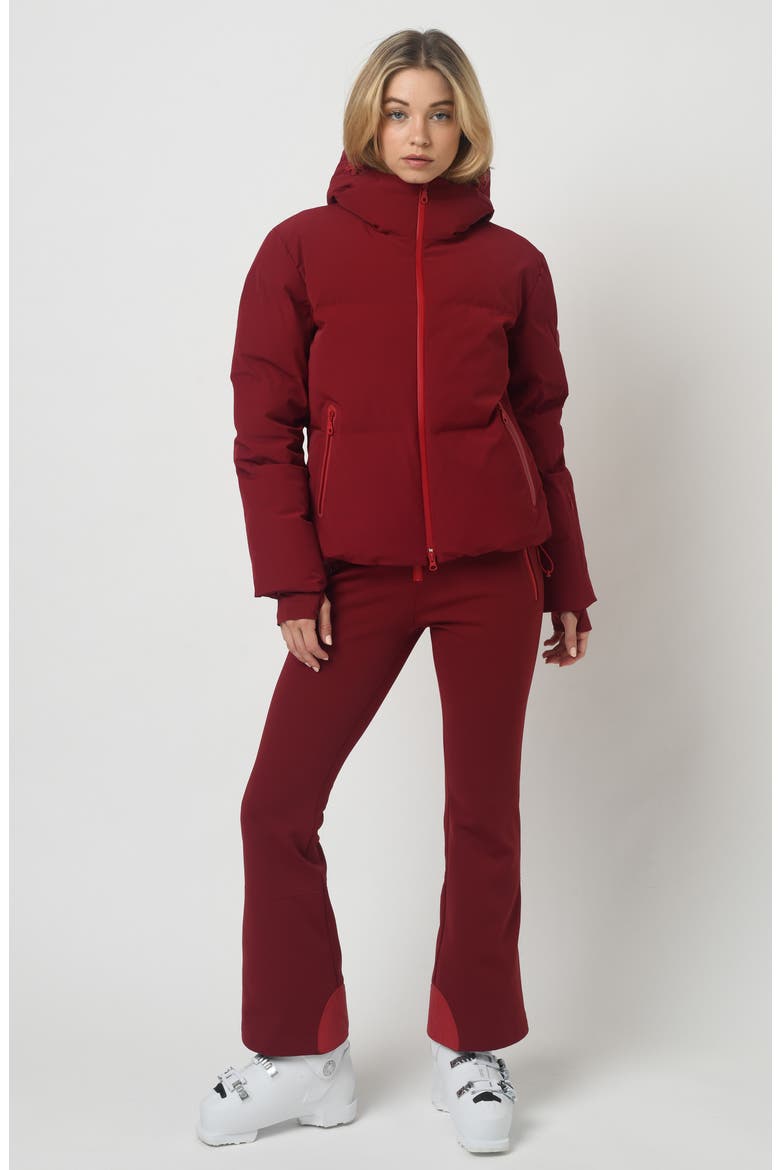 Poppy Ski Jacket, Alternate, color, Ruby