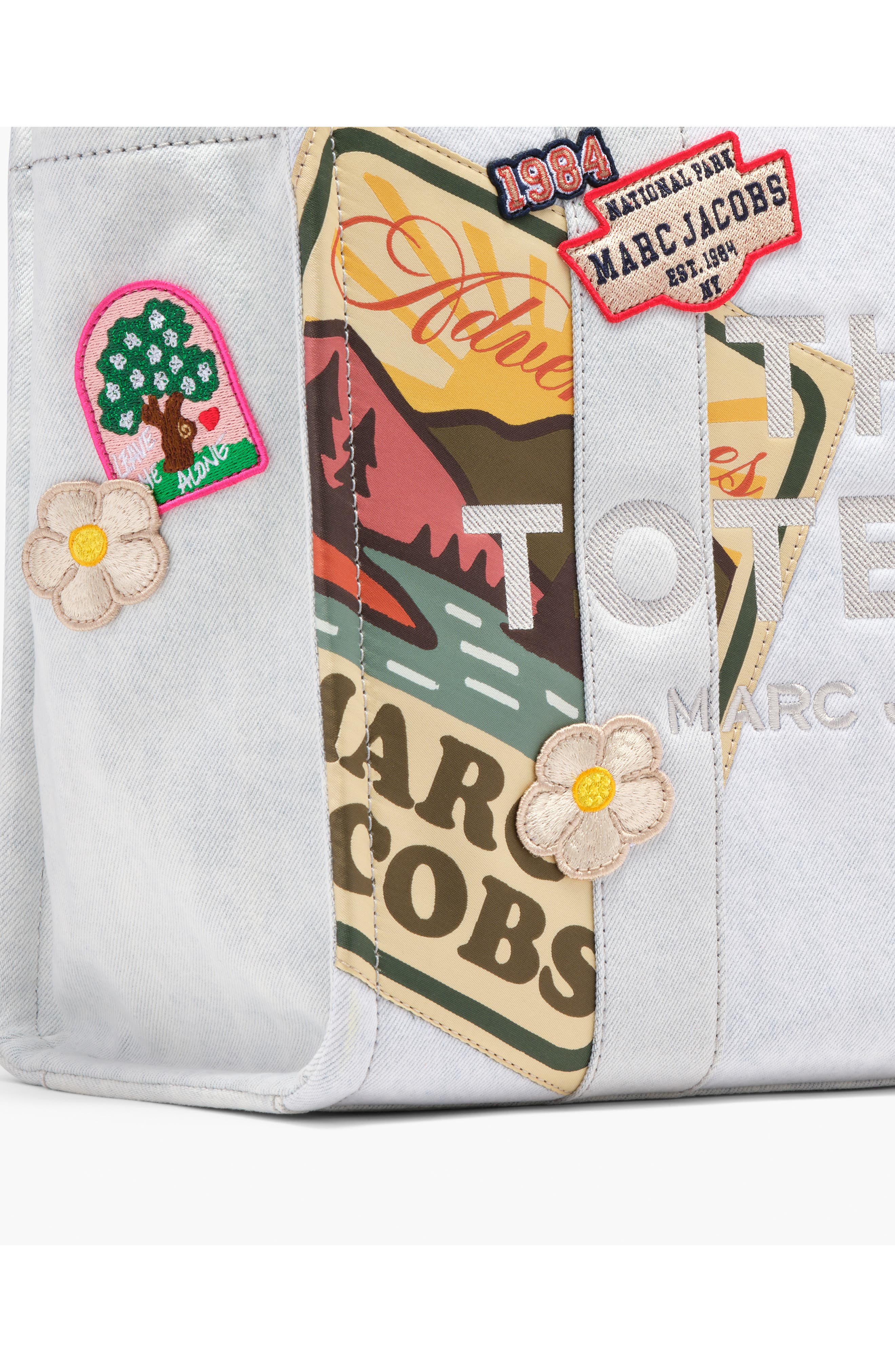 Marc Jacobs THE LARGE TOTE, Alternate, color, Light Wash