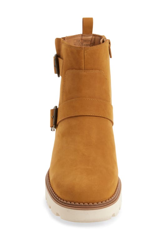 Vionic Folsom Water Resistant Moto Bootie In Sand