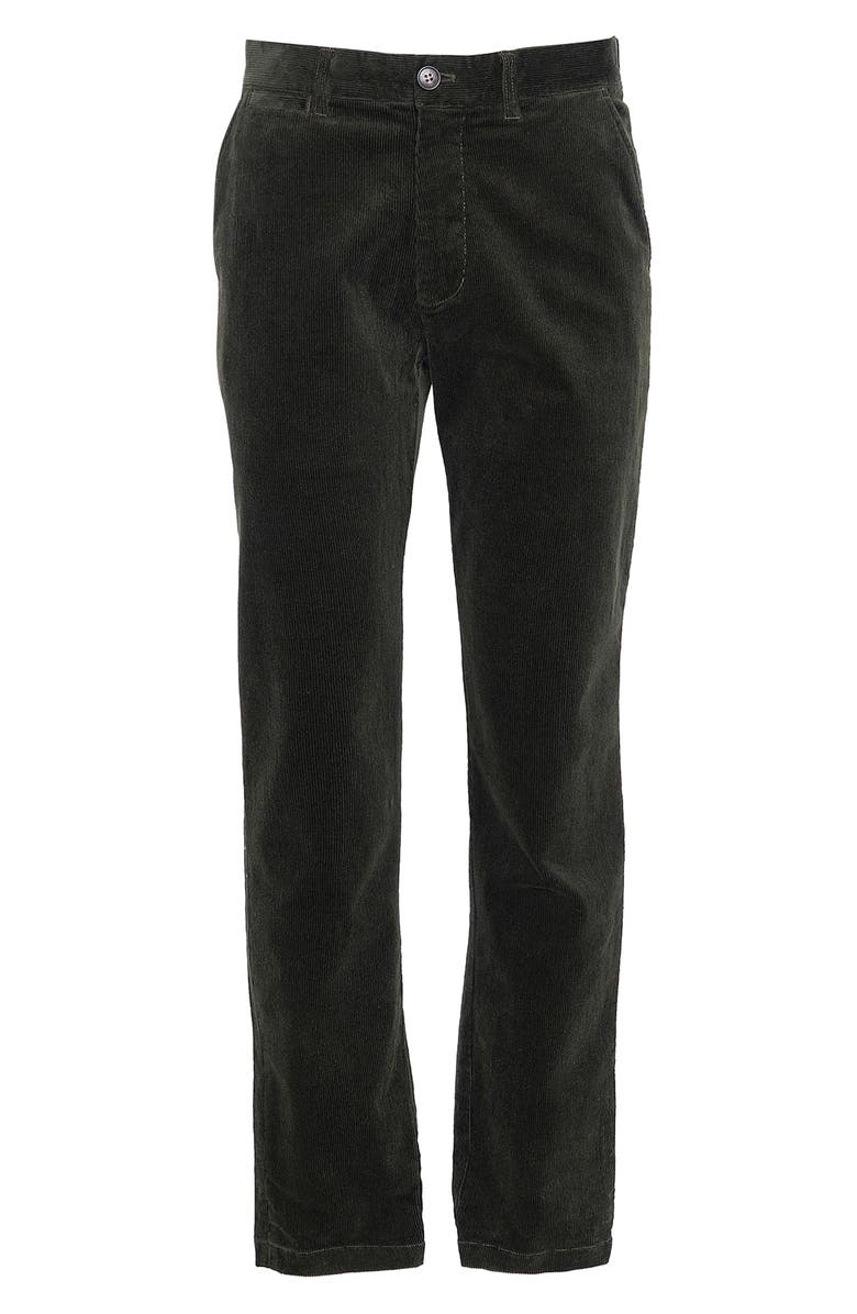 Barbour Tailored Fit Cotton Stretch Corduroy Chinos, Alternate, color,