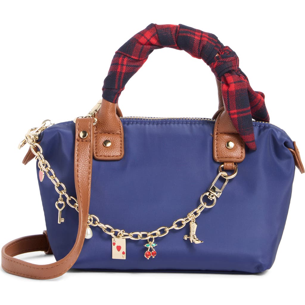 Madden Girl Mini Recycled Polyester Tote Bag In Blue
