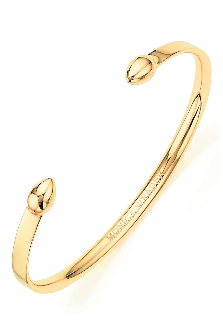 Fiji Bud Cuff, Main, color, GOLD