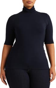 Lauren Ralph Lauren Scrunch Neck Top