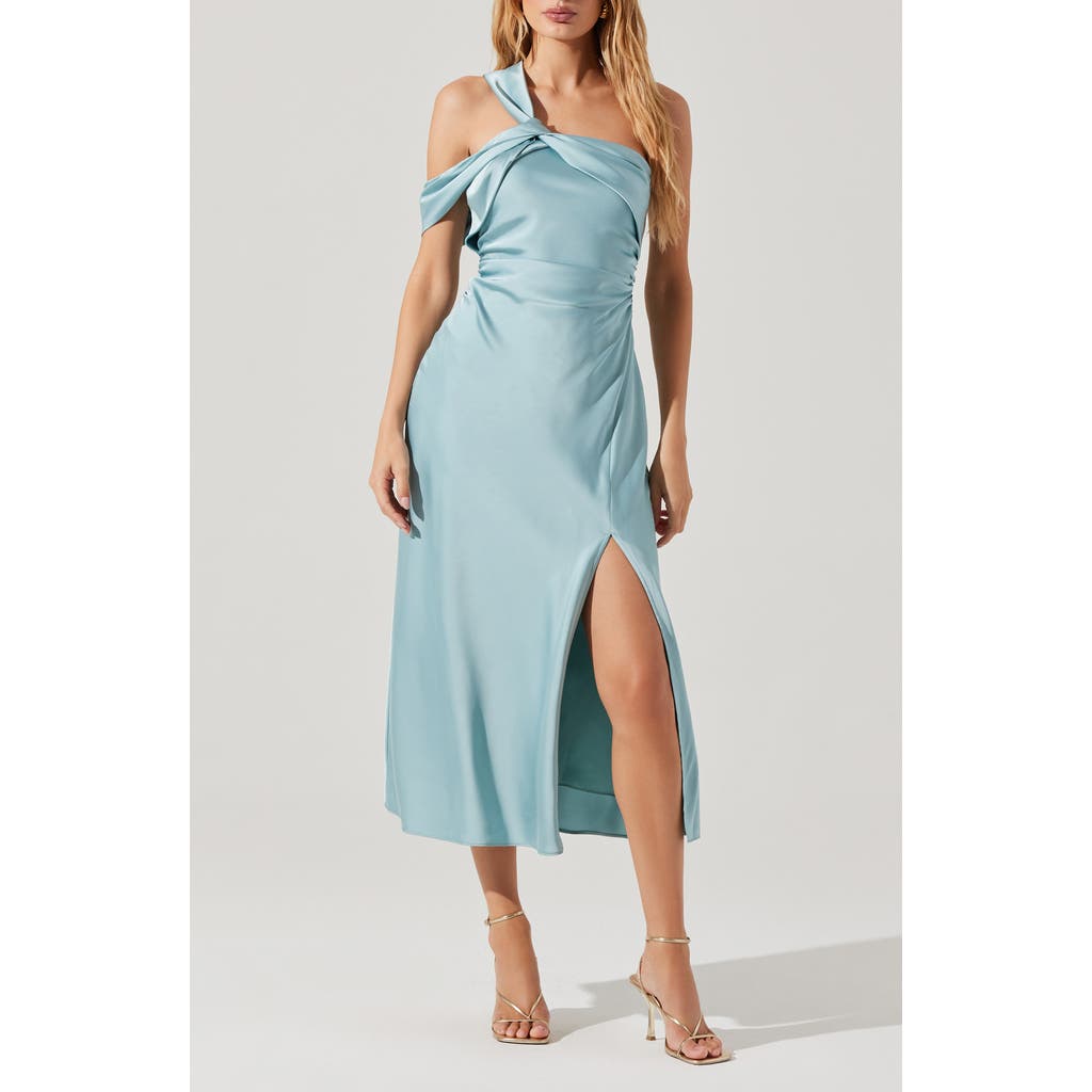 Astr The Label Cersei Satin Midi Dress