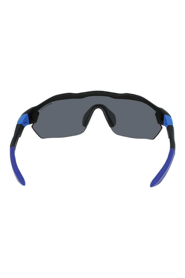 Show X3 Elite 61mm Wraparound Sunglasses, Alternate, color, BLACK / SILVER