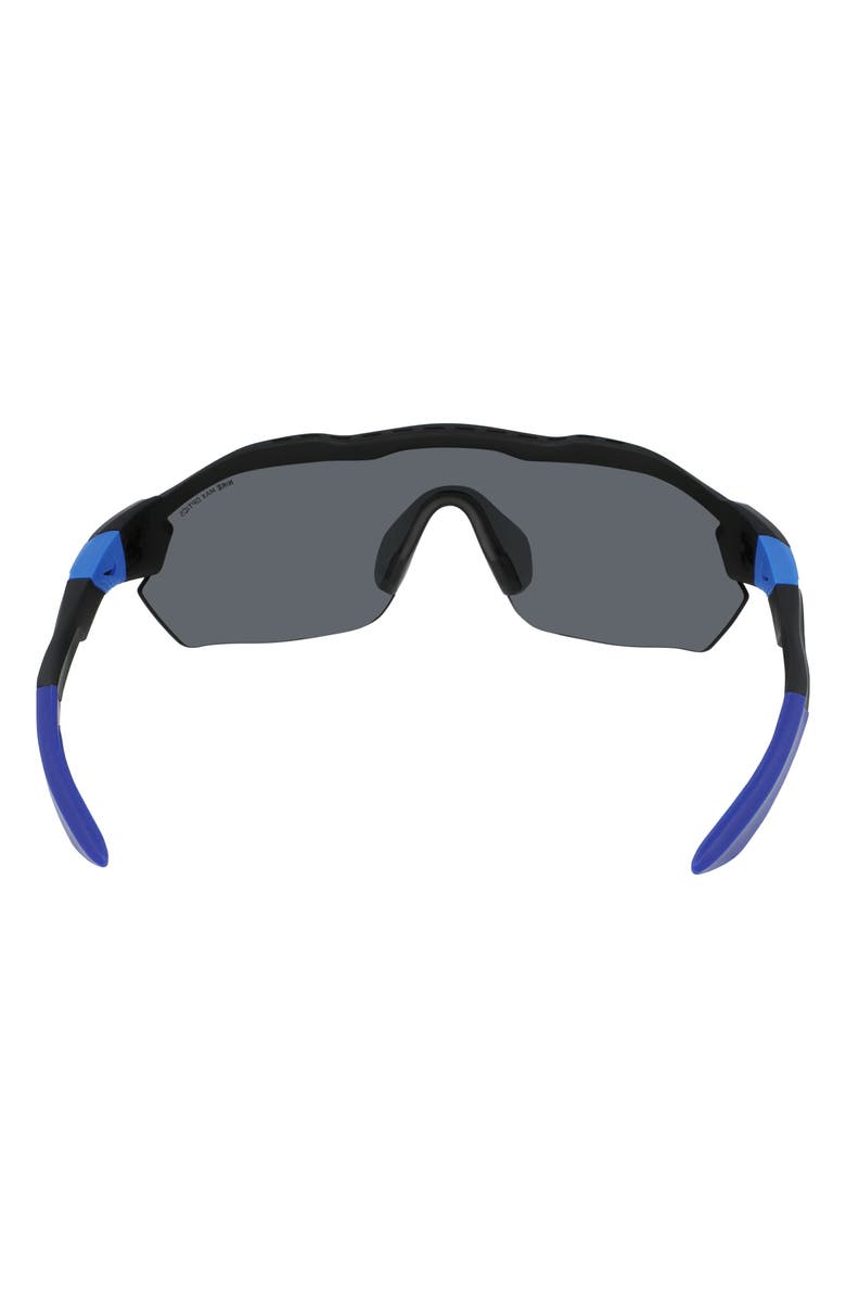 Nike Show X3 Elite 61mm Wraparound Sunglasses, Alternate, color, Black / Silver