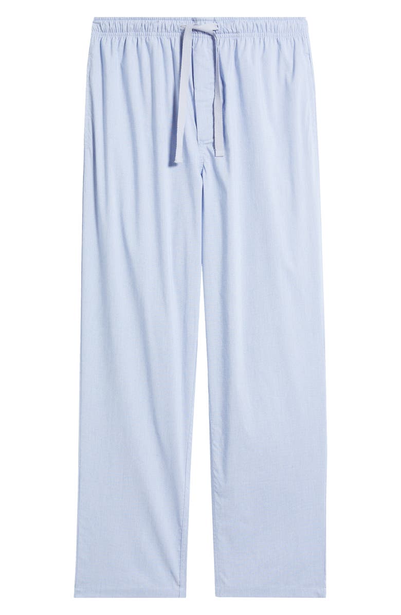 Nordstrom Woven Pajama Pants, Alternate, color, Blue Chambray