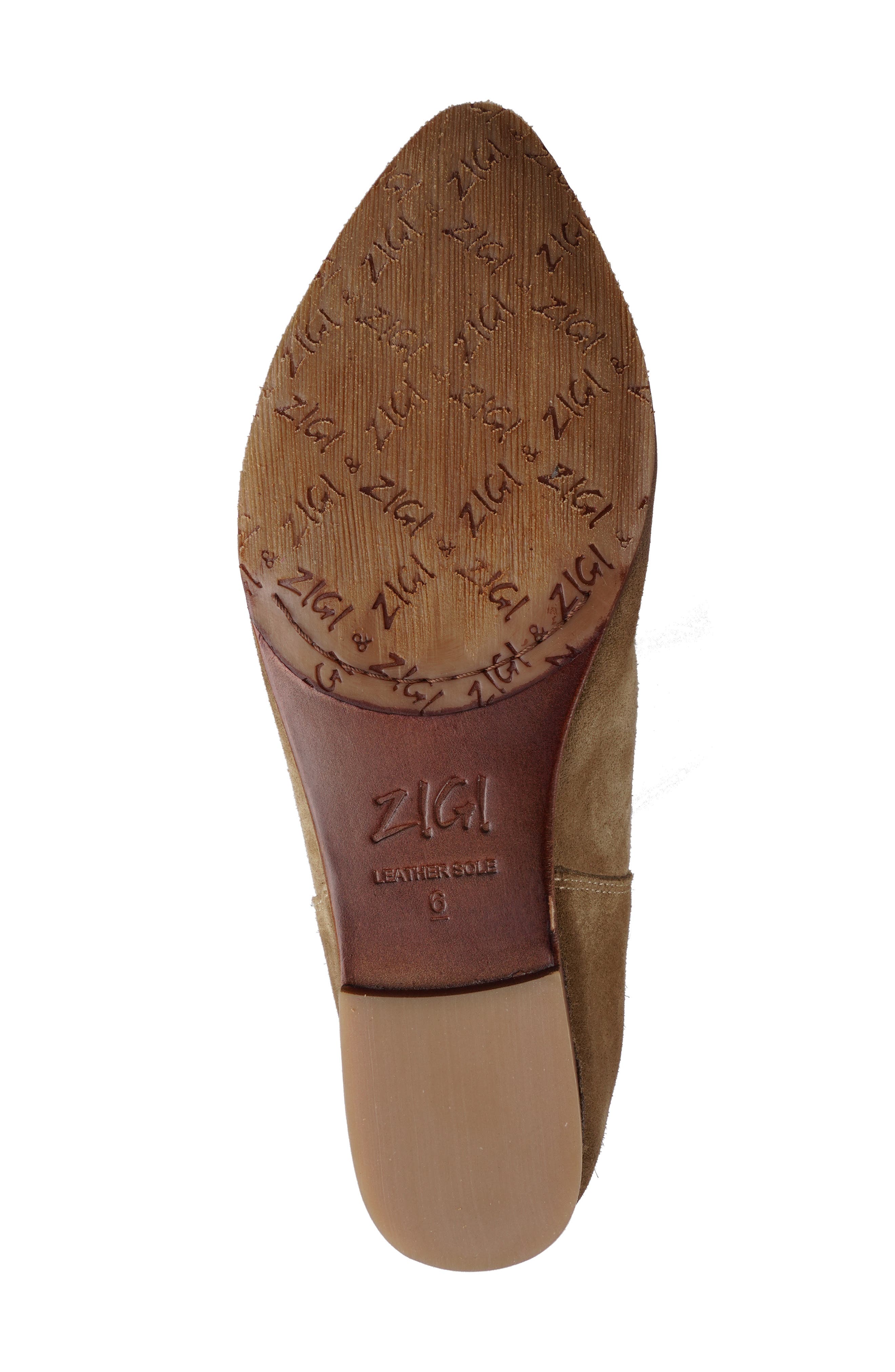 Brindle Hidden Wedge Boot, Alternate, color, SAND SUEDE