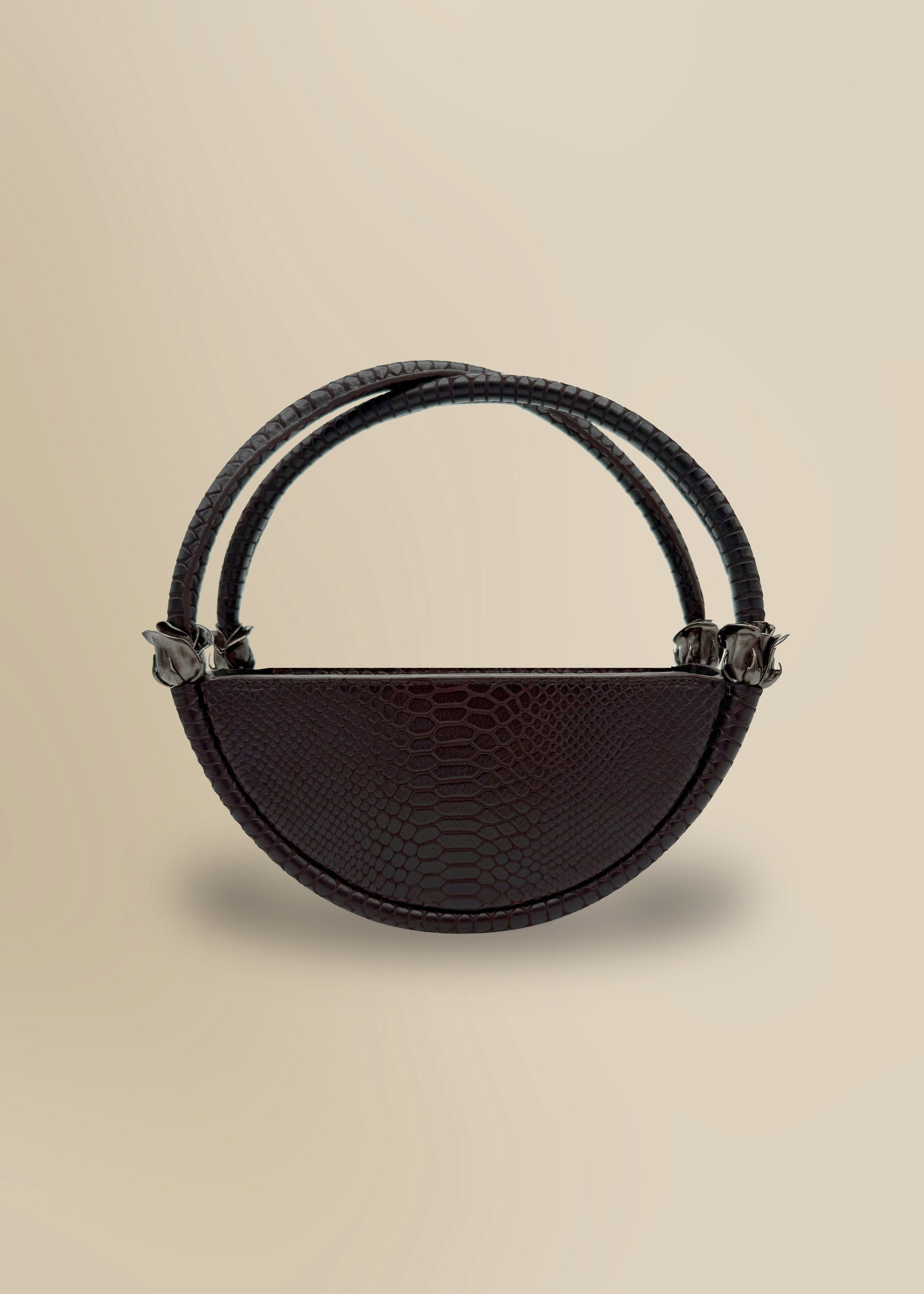 Contessa Mills World Bag Petite Elegant Structured Italian Leather Handbag, Main, color, Black