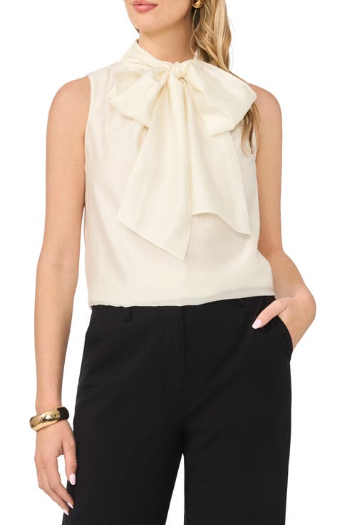 Tie Neck Sleeveless Top