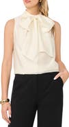Vince Camuto Tie Neck Sleeveless Top