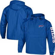 Champion Men's Champion Royal Buffalo Bills Packable Hooded Windbreaker Half-Zip Jacket