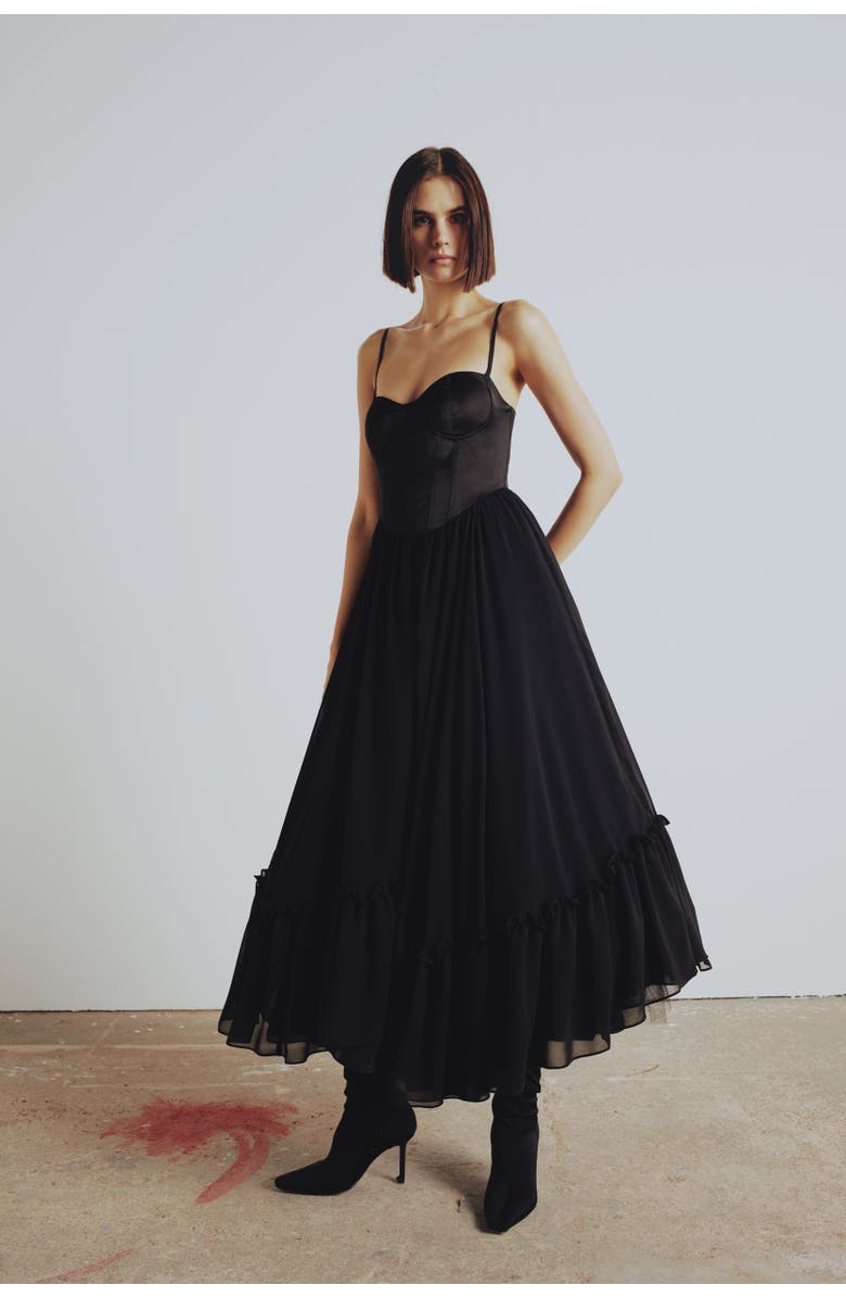 PCFG Your *Itch Swan Dress, Main, color, Black