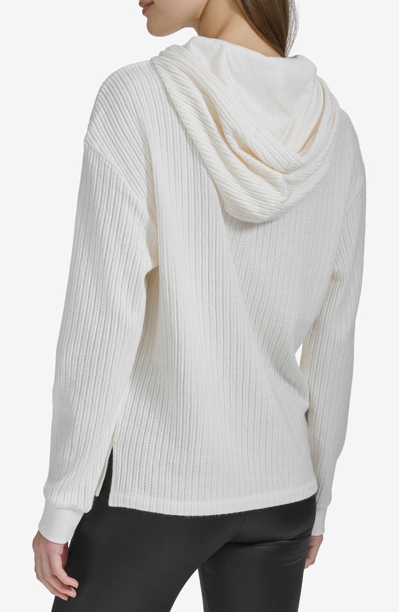 Andrew Marc Sport Braid Textured Hoodie, Alternate, color, 