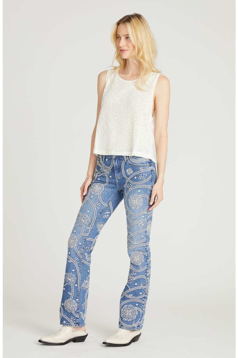 Kelly Bootcut Jeans, Alternate, color, MEDIUM WASH