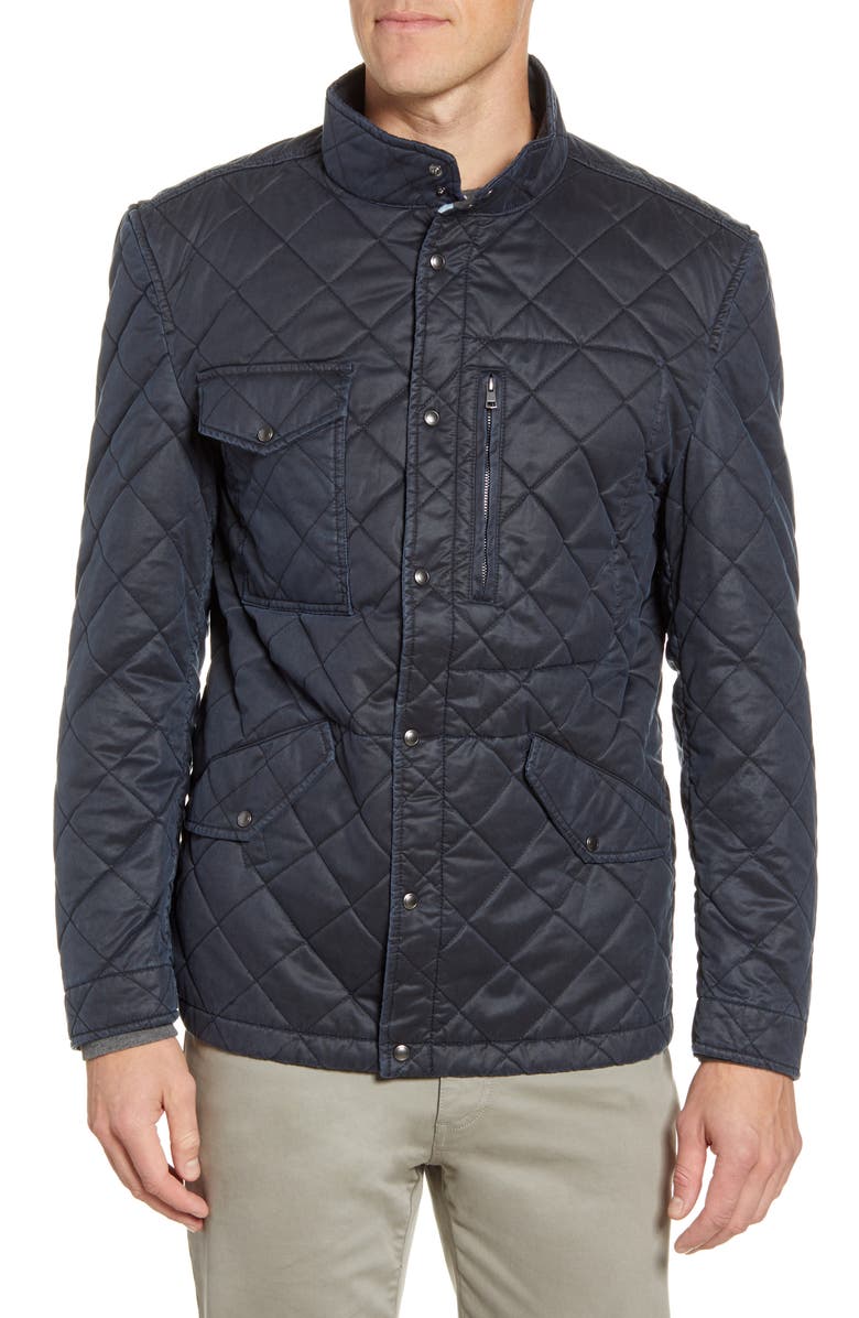 johnnie-O Weldon Quilted Field Jacket, Alternate, color, 