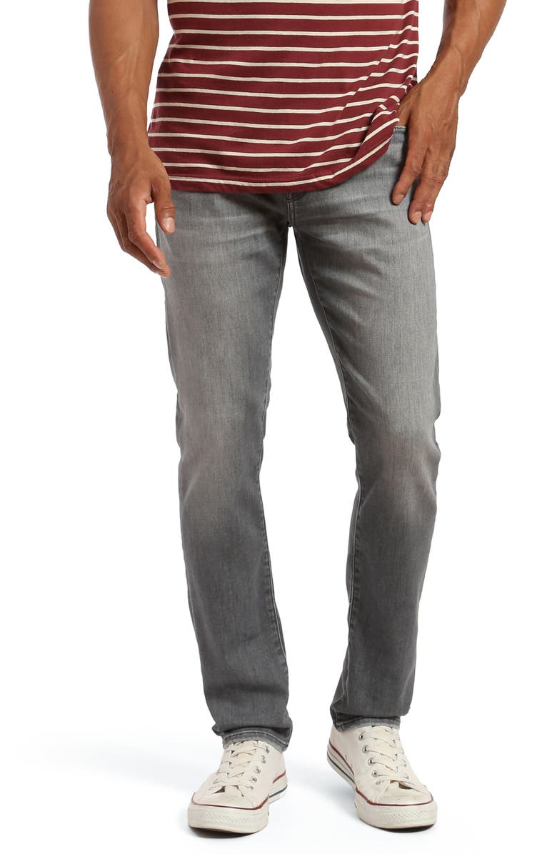 Mavi Jeans Marcus Slim Straight Leg Jeans, Alternate, color, Mid Grey Feather Blue