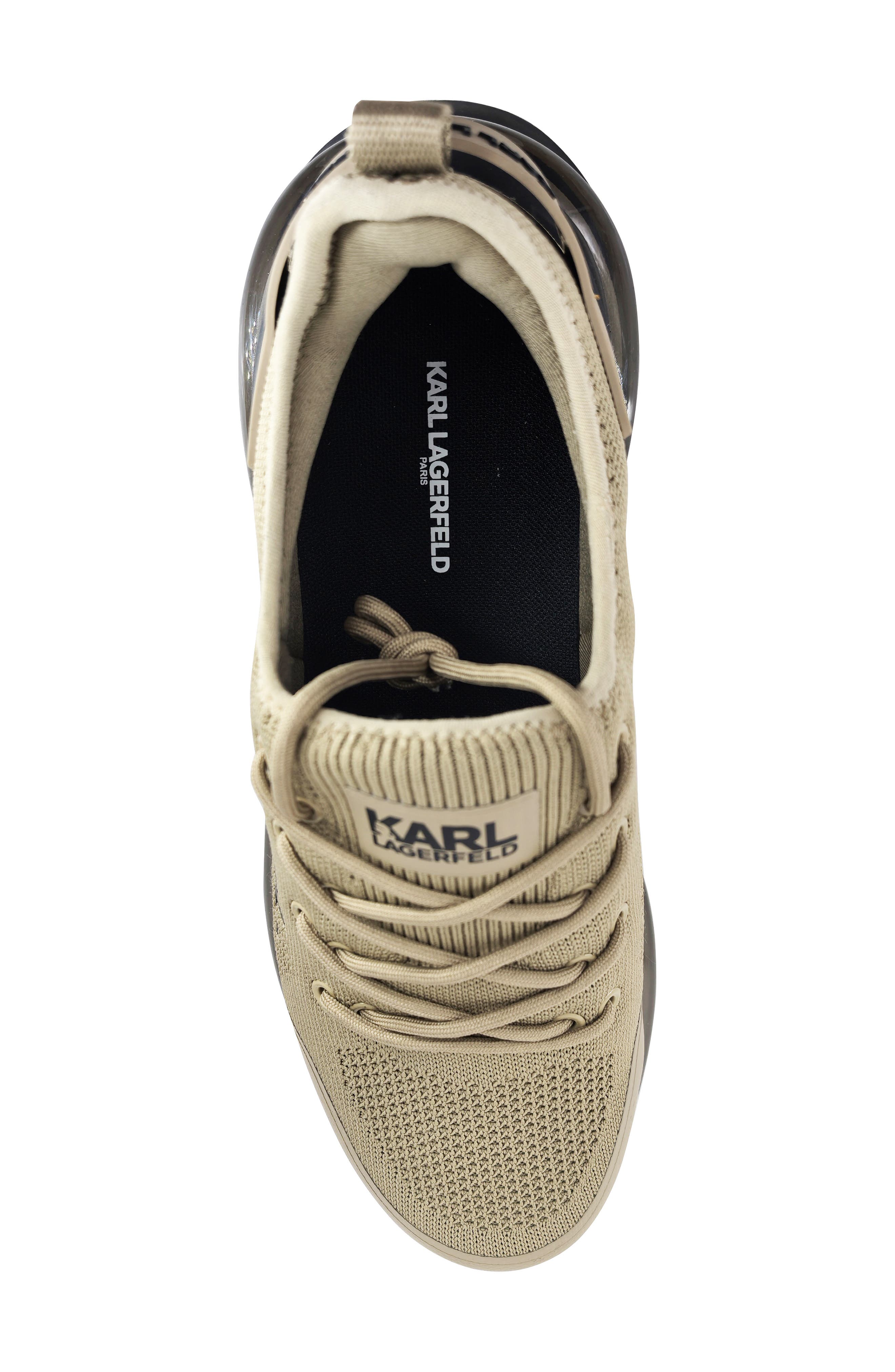 Germain Side Logo Knit Sneaker, Alternate, color, TAN