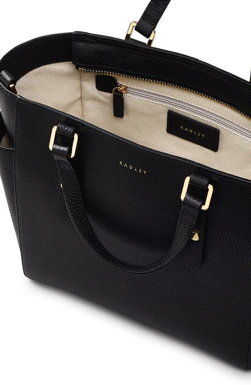 Radley Silk Street Medium Ziptop Satchel Bag In Black
