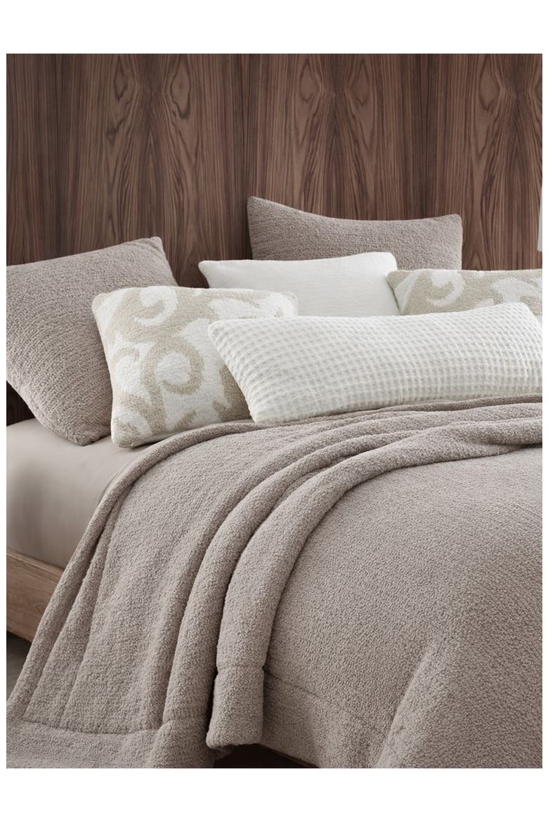 Snug Waffle Lumbar Pillow, Alternate, color, OFF WHITE