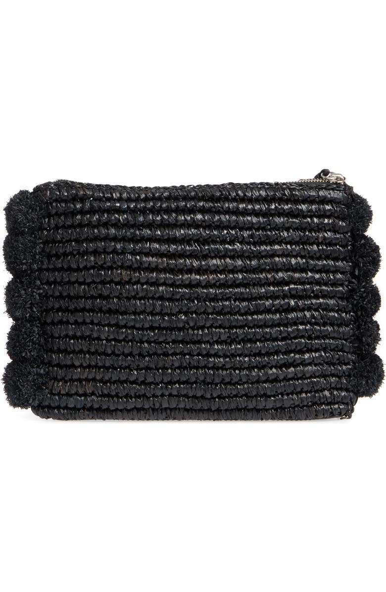 Loeffler Randall Straw Tassel Pouch, Alternate, color,