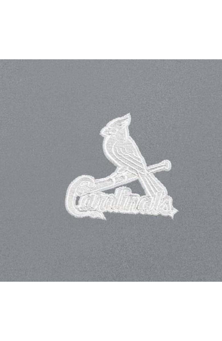 ANTIGUA Men's Antigua Gray St. Louis Cardinals Objection Full-Zip Jacket, Alternate, color,