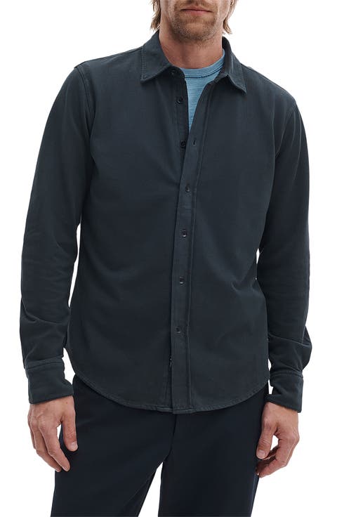 Tomlin Garment Dye Cotton Oxford Button-Up Shirt