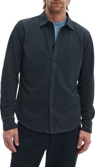 rag & bone Tomlin Garment Dye Cotton Oxford Button-Up Shirt