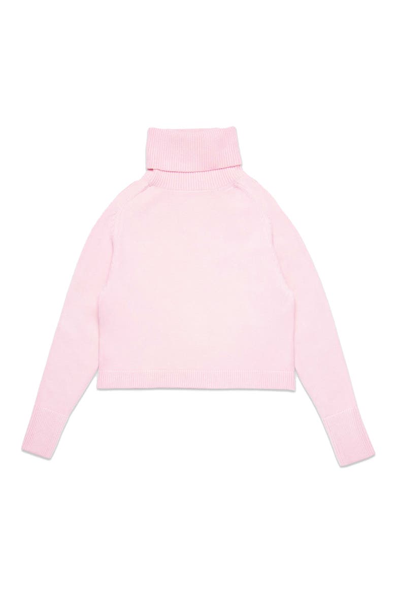 Pugliese Crop Turtleneck Sweater, Main, color, PINK
