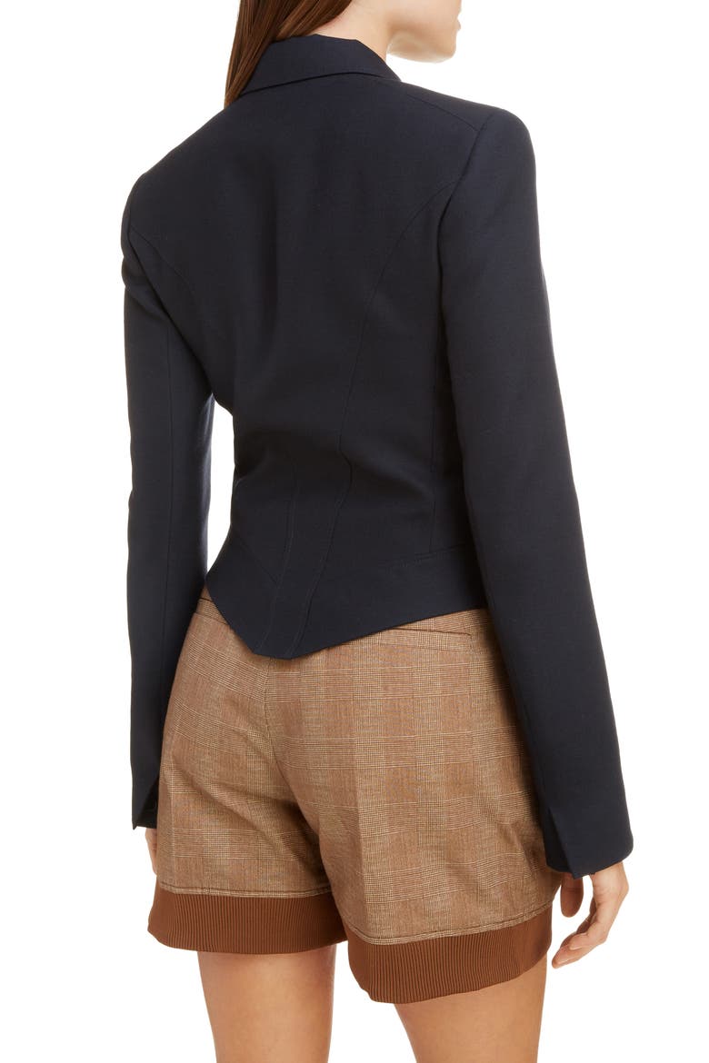 Wool Cutaway Jacket, Alternate, color, ABYSS BLUE