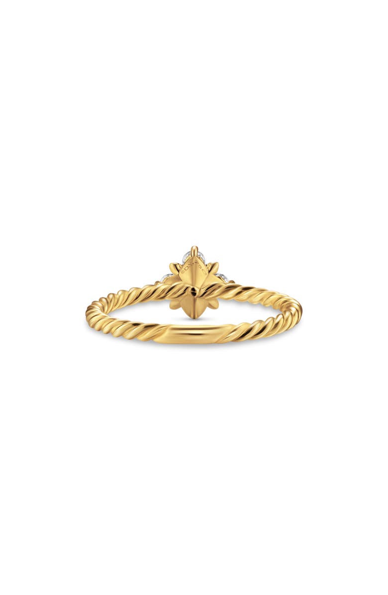 David Yurman Petite Modern Renaissance Pyramid Ring, Alternate, color, 18K Gold