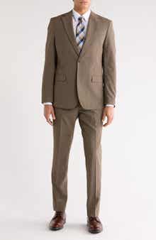 Scotch & Soda Classic Fit Micro Houndstooth Suit