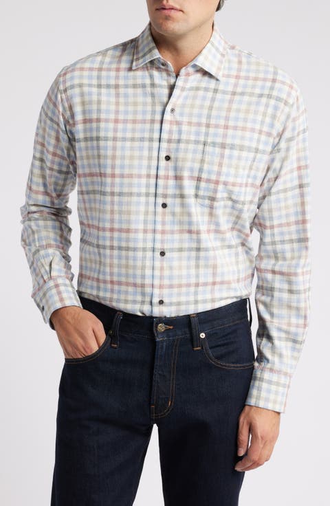 White Rock Plaid Button-Up Shirt