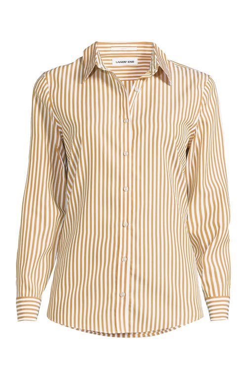 Lands' End Plus Size No Iron Button Front Shirt