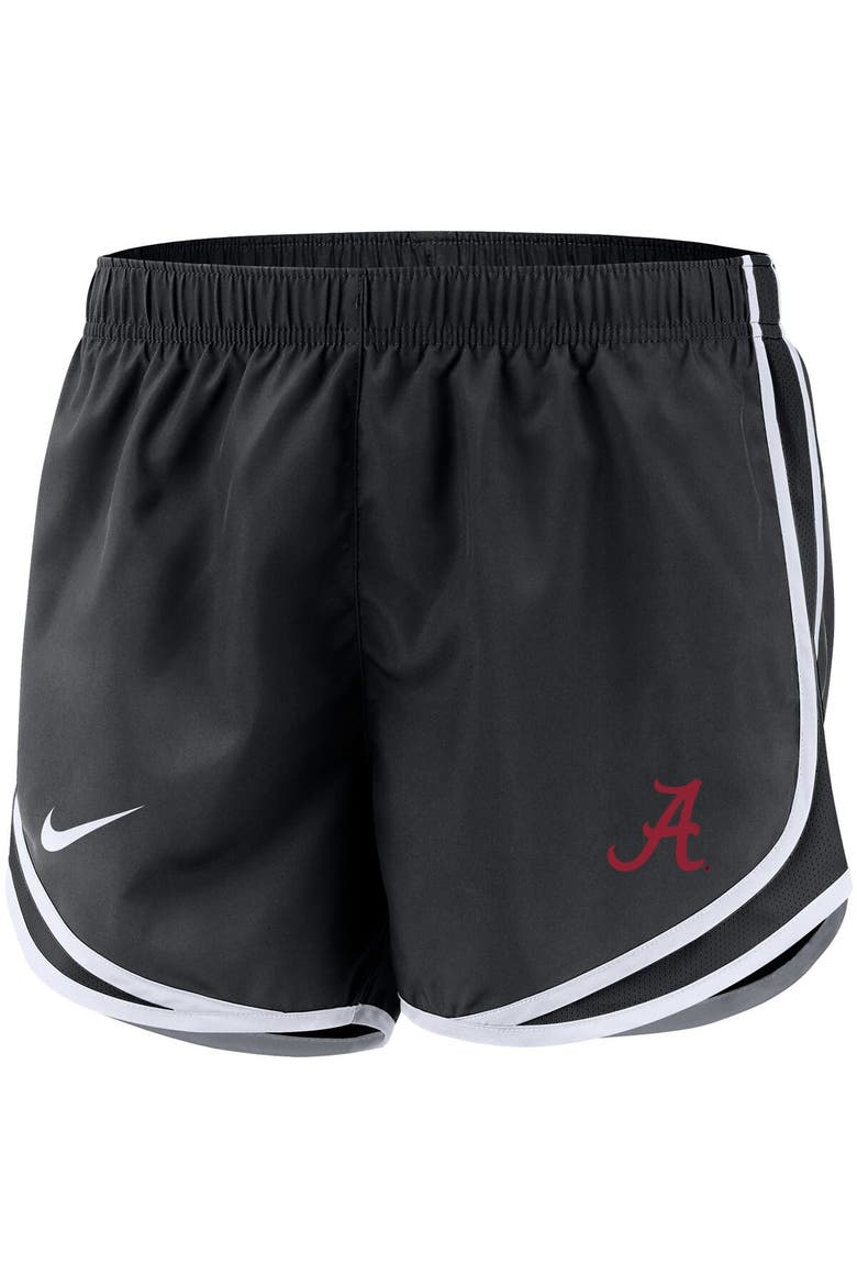 Women's Nike Black Alabama Crimson Tide Team Tempo Performance Shorts, Alternate, color, Black