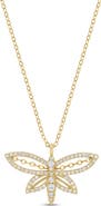Bony Levy Kiera 18k Gold Diamond Dragonfly Necklace