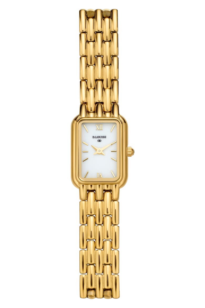 Classic Bracelet Watch, 28mm x 16mm, Main, color, GOLD