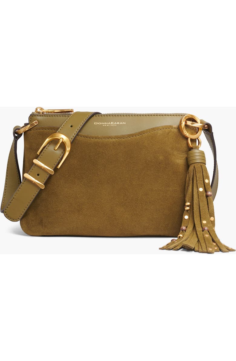 Donna Karan New York Glenwood Suede Crossbody, Main, color,