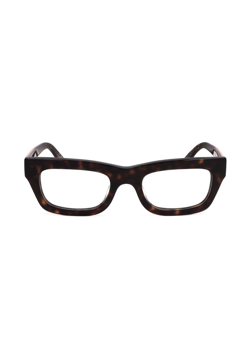 52mm Rectangular Optical Glasses, Main, color, TORT