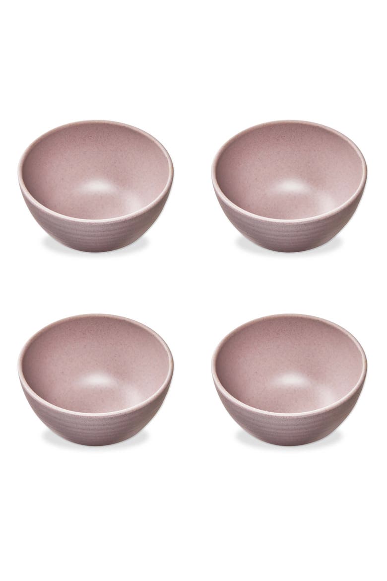 Brooklyn Melamine Bowl Set of Four in Lavender Color, Main, color, Purple