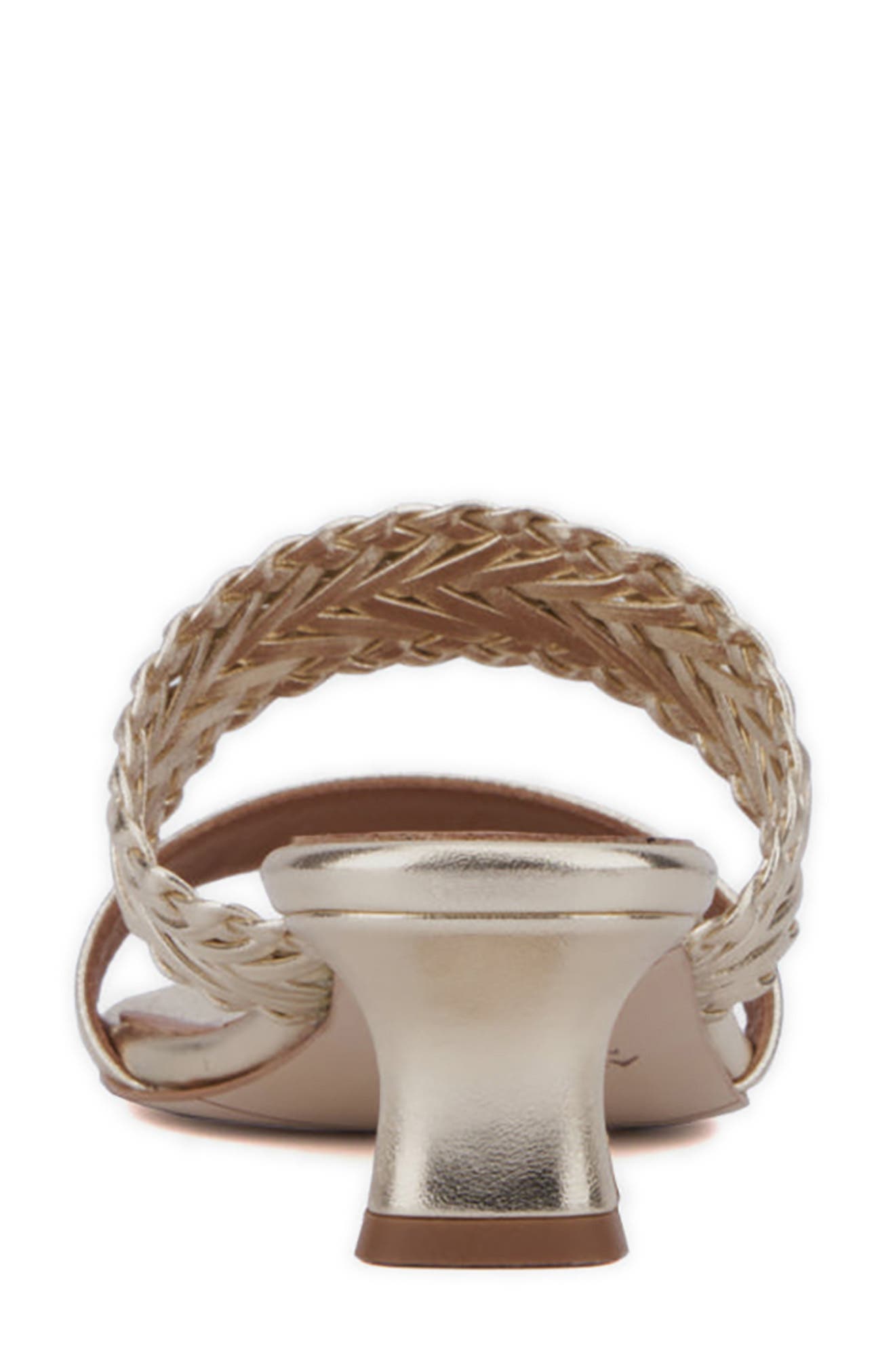 Aquatalia Kerry Water Repellent Slide Sandal, Alternate, color, Platino