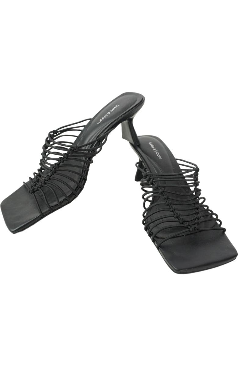 Belle & Bloom About Last Night Strappy Heel, Alternate, color, Black