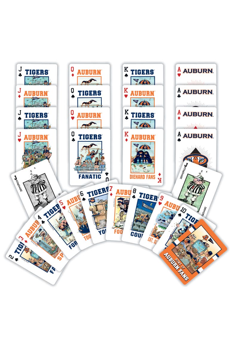 Auburn Tigers Fan Deck Playing Cards, Alternate, color, Multicolor
