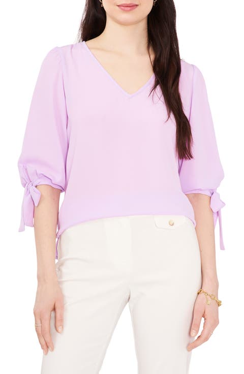 Tie Sleeve Blouse