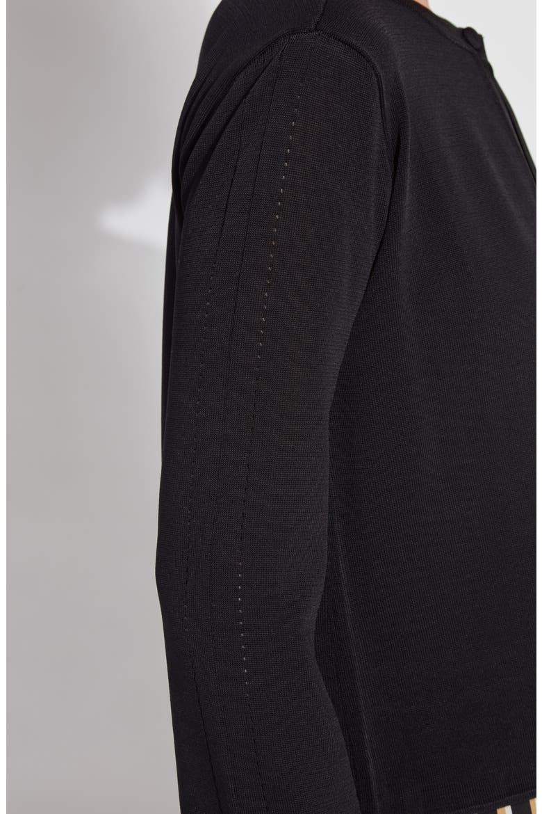 Allegra Knit Cardigan, Alternate, color, BLACK