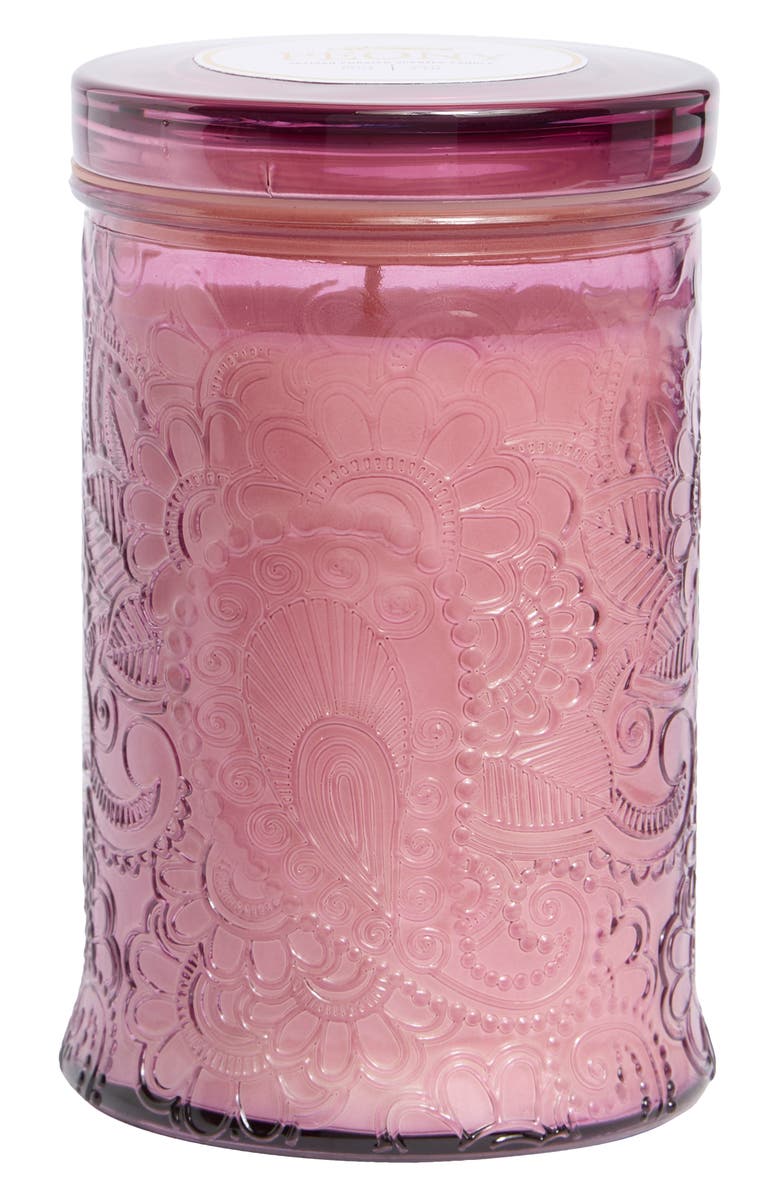 PORTOFINO CANDLES Blush Peony Paisley Candle, Main, color,