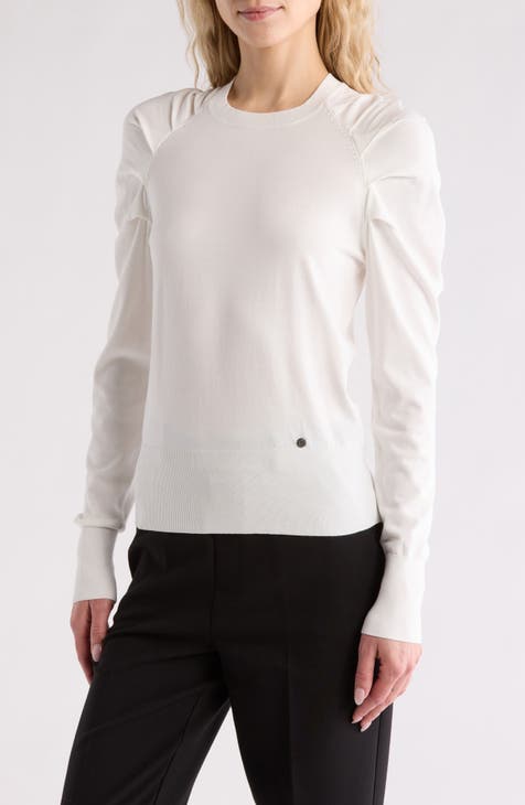 Alicina Folded Sleeve Sweater