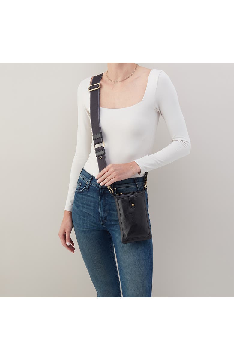 HOBO Cass Leather Phone Crossbody Bag, Alternate, color,