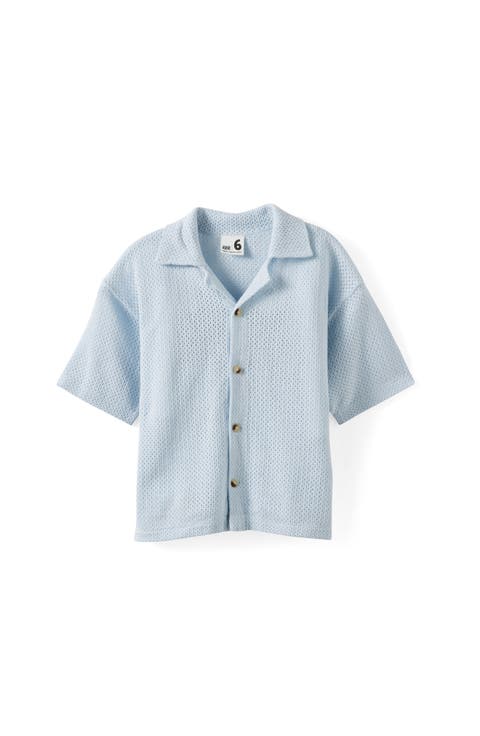 Kid's Knit Boxy Shirt